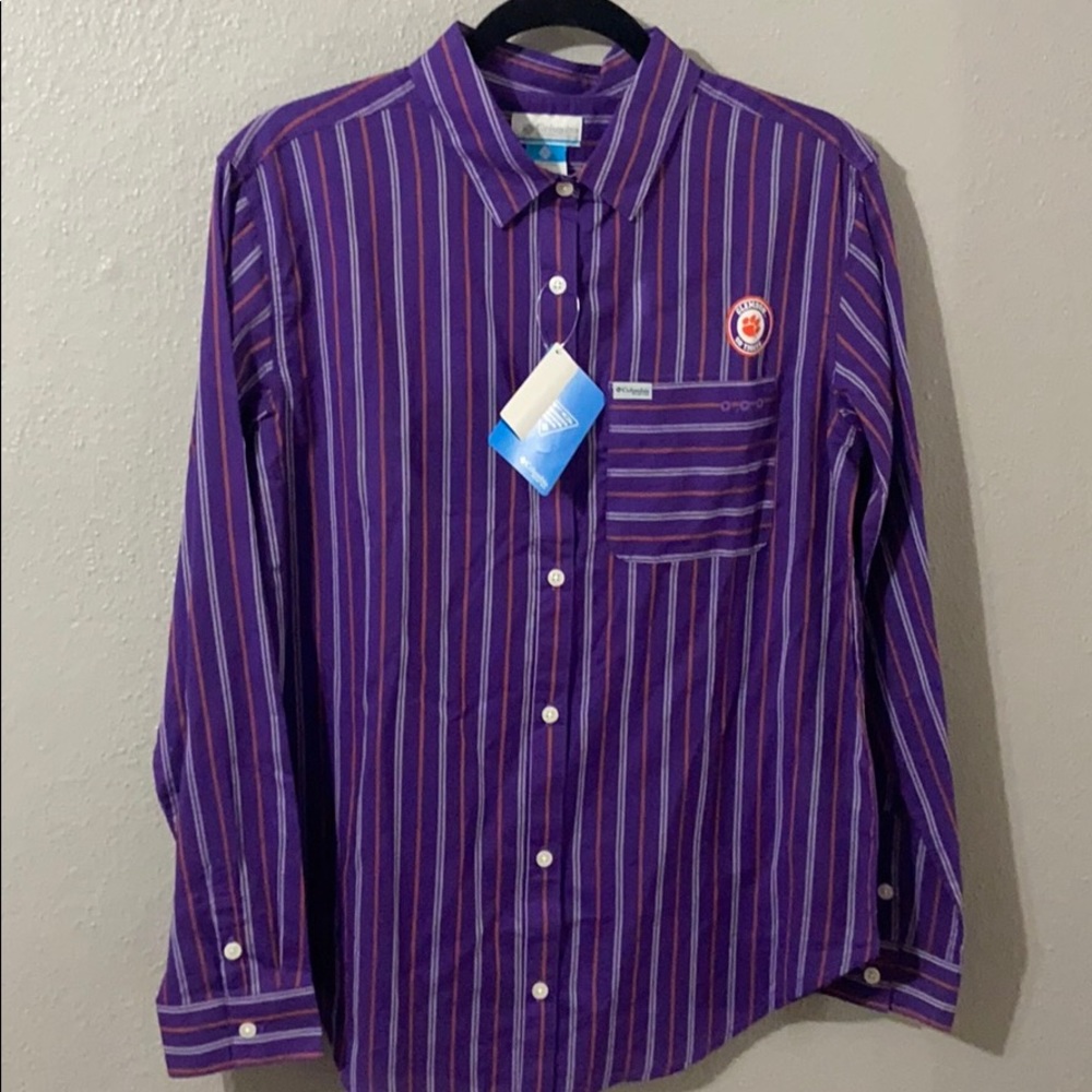 Clemson Tigers Columbia shirt..NWT $17